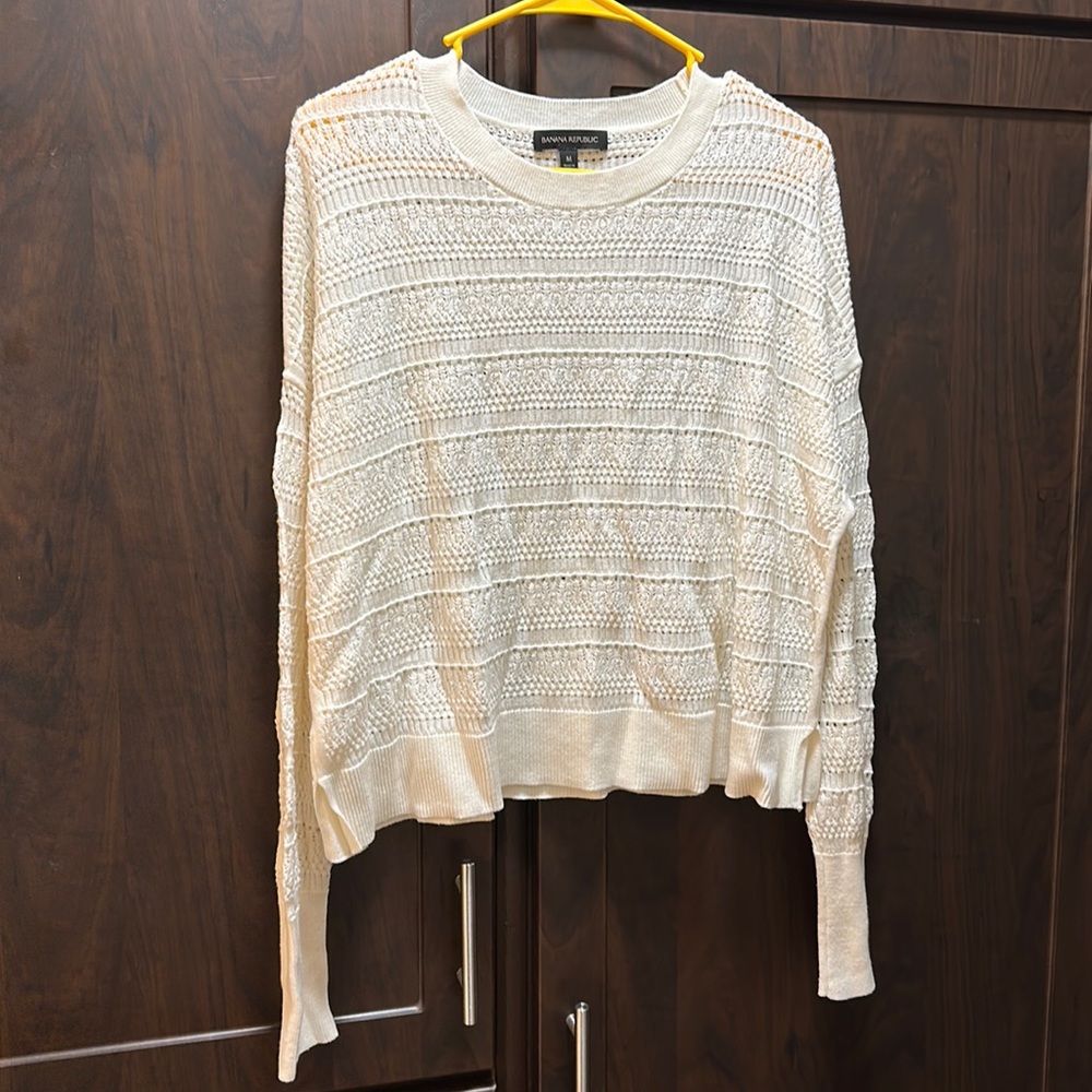 Banana Republic knit pattern sweater.